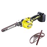 YOIbuy Cordless Belt Sander Compatible with DeWalt 20V Battery, 6 Variable Speed,120° Adjustable, High speed 5,600 Ft/Min, Quick Belts Change, Power Sander for Woodworking,Paint,Metal Rust (Tool Only)