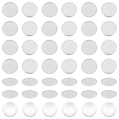 Copas de bisel para hacer collares artesanales con bandejas redondas planas de acero 2