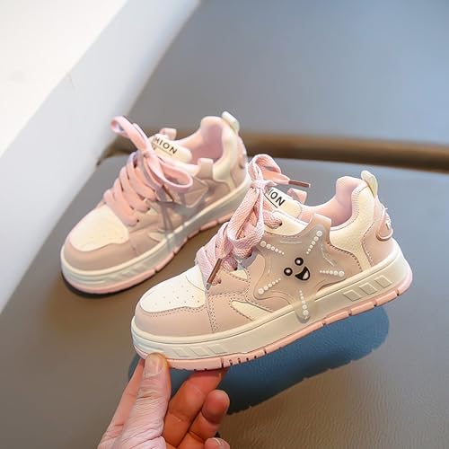 IWIHMIV Boys Slip On Sneakers Toddler Running Shoes Girls Tennis Shoes Lightweight Sneakers Lace Up Athletic Shoes Sports Shoes2