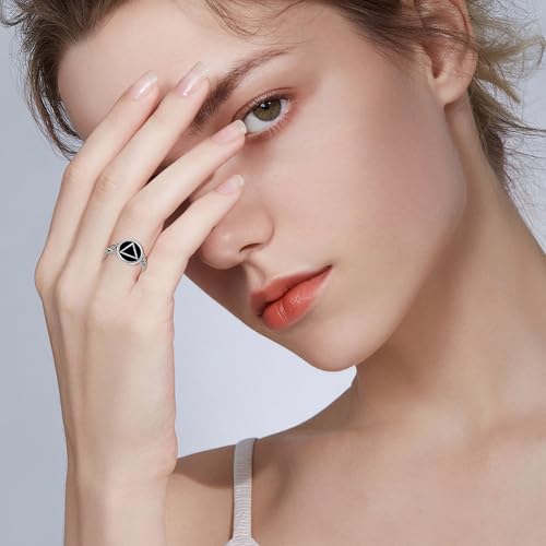 Bague Père Noël Muerte en argent sterling, bijoux cadeaux originaux