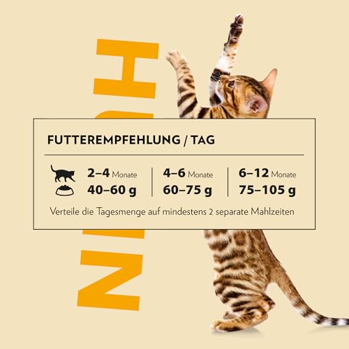 PrimaCat - Alleintrockenfutter mit Hühnergeschmack für Kätzchen und säugende Katzen, 400 g