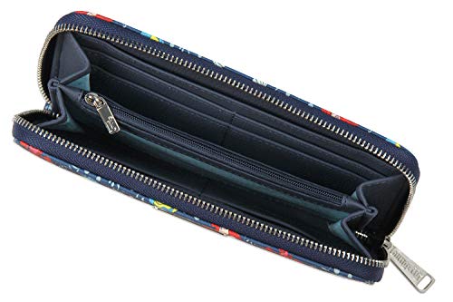 Loungefly Disney Little Mermaid Ariel And Flounder Faux Leather Full Zip Wallet3