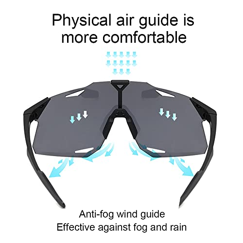 Yongxiangpeng Sports Sunglasses,Polarized Sunglasses Eye Protection Uv Protection Cycling Glasses Colorful Off Road Polarized Sport Glasses For Men And Women Outdoor Activities #TOP4