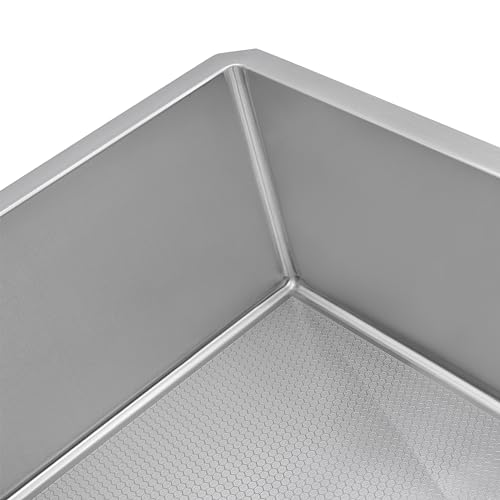 Image of Ruvati Hex Bottom 30-inch Scratch Resistant Embossed Texture Kitchen Sink Stainless Steel - RVH7630