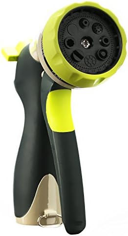 Podura Strongest Expandable Garden Hose with Double Latex Core Solid Brass Connector and Extra Strength Fabric Come with Hose Nozzle for Garden Car Washing Pool (100Ft, Black) (4.7, Green)