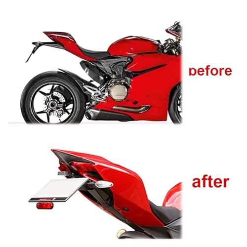 Support plaque d'immatriculation idéal pour vos sorties sur circuit en Panigale - 7