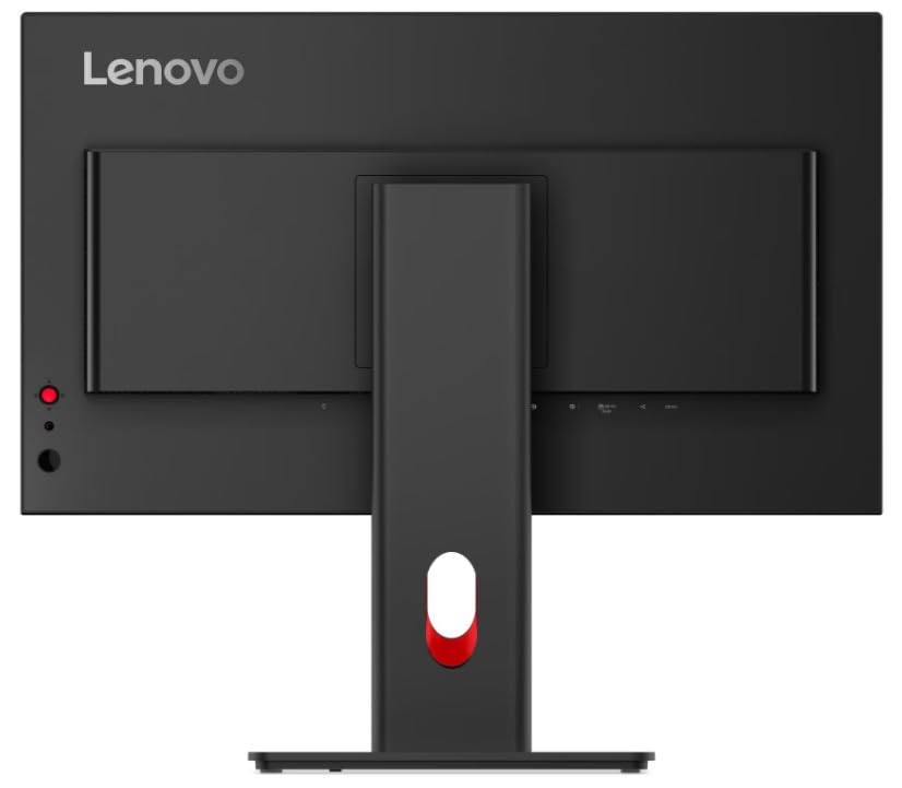 Image of Lenovo ThinkVision T24D-40 23.8-Inch FHD IPS Monitor | VRR 48-120Hz Refresh Rate, USB-C Hub with 100W Power Delivery, RJ45 Ethernet, 99% sRGB, Height-Adjustable Ergonomic Stand, Dual Speakers