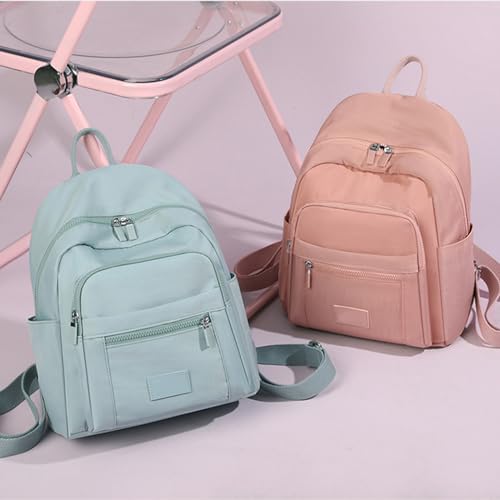 Mochila de nailon elegante de gran capacidad con acabados premium y diseño sofisticado 7