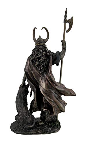 Estatua Loki Dios Nórdico de la Travesura de Resina 13.75 in miniatura 4
