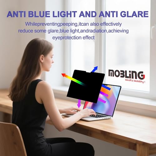 Image of Privacy Matte Screen Guard Compatible With HP OmniBook 5 OLED & OmniBook 7 (Previously Pavilion) / HP Elite 640 G11 / OmniBook X Flip (14 Inch, 16:10 Ratio Laptop), Not a Tempered Glass