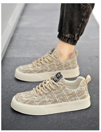 Men's Fashionable Printed Canvas Shoes - Comfortable and Soft Upper. Anti-Slip and wear-Resistant Sole. Fashionable and Youthful Vitality.3