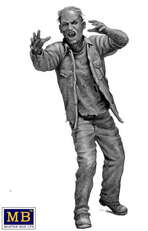 Masterbox 1:35 - Zombieland, Kit No. 4, Unpainted, 1:35 scale - Image 4