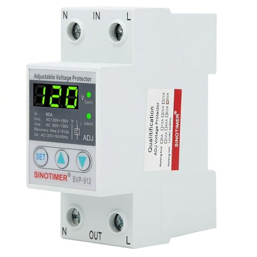 Voltage Stabilizer 80A Adjustable Protector