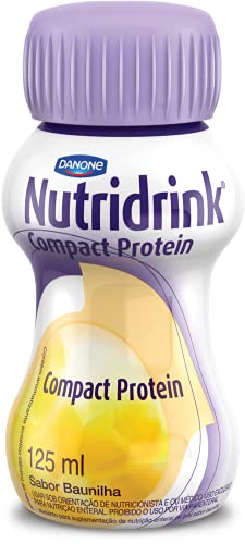 Suplemento Nutridrink Compact Pro Baunilha com 4 unidades de 125ml Danone Nutricia