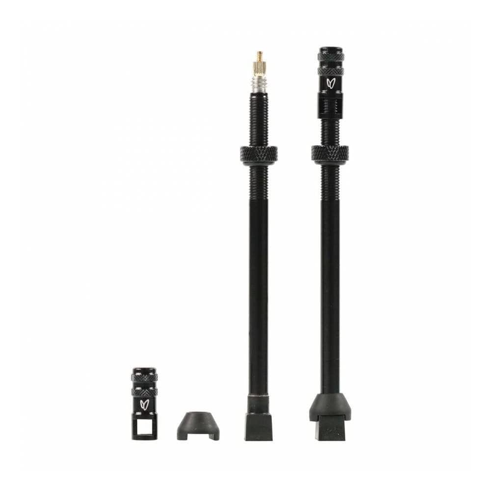 Effetto Mariposa Caffélatex Tubeless Valve 100 mm (x2), Unisex Adult Cycling, Anodised Orange, One Size