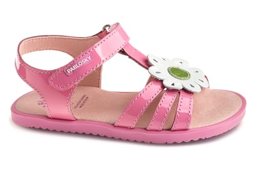 Pablosky Fille Quilate 443379 sandale plate anti frottement pour enfant