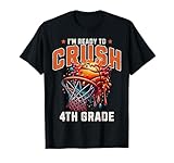 I'm Ready to Crush 4th Grade Basketball Slam Dunk T-Shirt