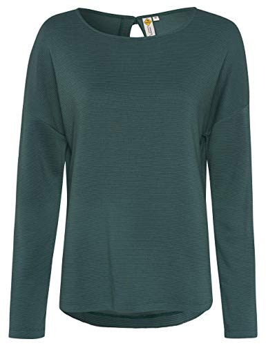 Preisvergleich Produktbild ROADSIGN Australia Langarmshirt mit geschnürtem Rückenausschnitt, grün / S (36)