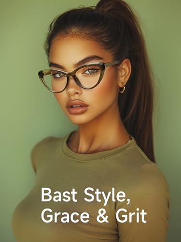 Image of Bast Sytle Oversized Cateye Blue Light Blocking Glasses Lightweight Chic Frame for Office Computer Gaming for Women