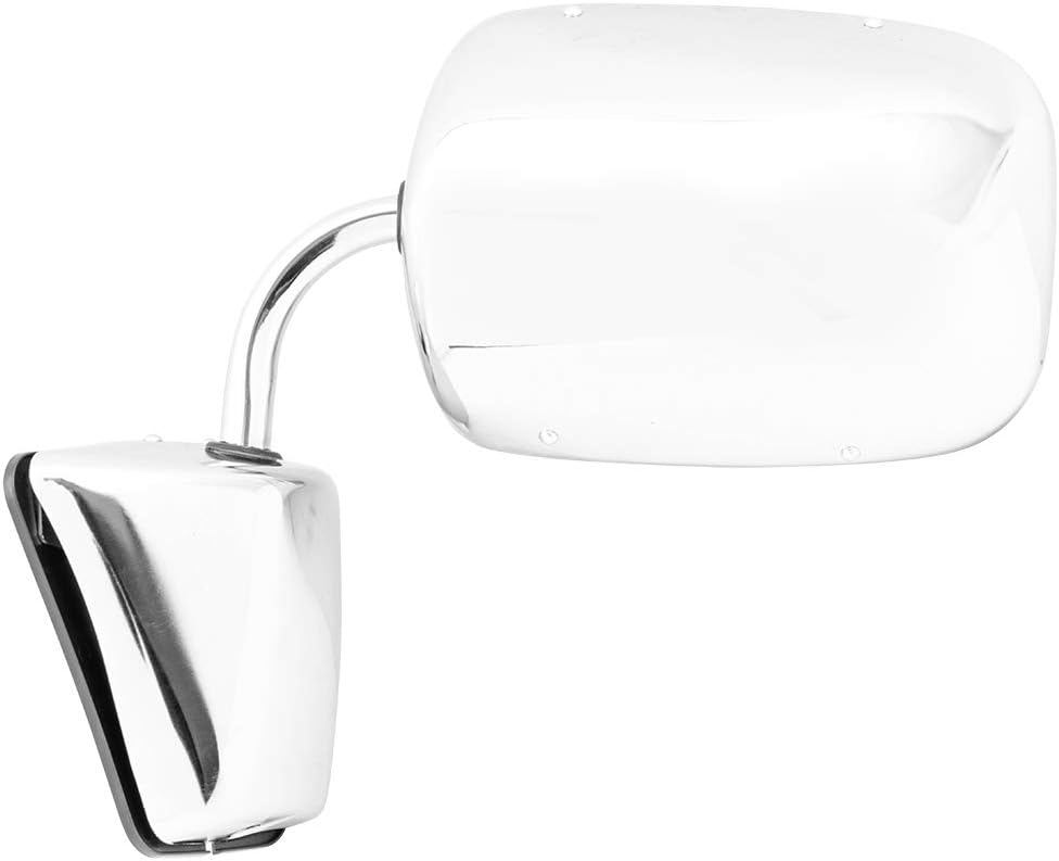 Manual Mirror for 1975-1986 C10 Stainless Steel L=R Low Mount Manual Fold for 1973-1986 C10 Suburban for 1979-1986 C1500 for 1975-1986 C20 for 1973-1986 C20 Suburban for 1979-1986 C2500 for 1987 R10