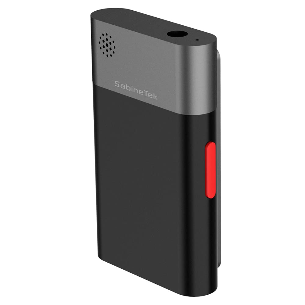 SabineTek Official AudioWow - Mini Wireless Bluetooth Lavalier Microphone - Voice Recorder for Podcasts, Vlogs, Gaming & S...