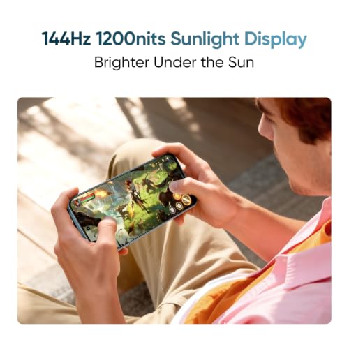 Image of realme 16T 5G Smartphone 8000mAh Titan Batterya, 8GB RAM 128GB ROM, 6.8 inch 144Hz Display, 50MP AI Rear Camera & Selfe Mirror, MediaTek Dimensity 6300 Processor, Android 16, IP69 Pro Starlight Black