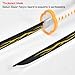 Anime Zenitsu Sword - 41 inch,Demon Slayer Sword, Fake Zenitsu Katana Sword with Stand, Demon Slayer Katana,
