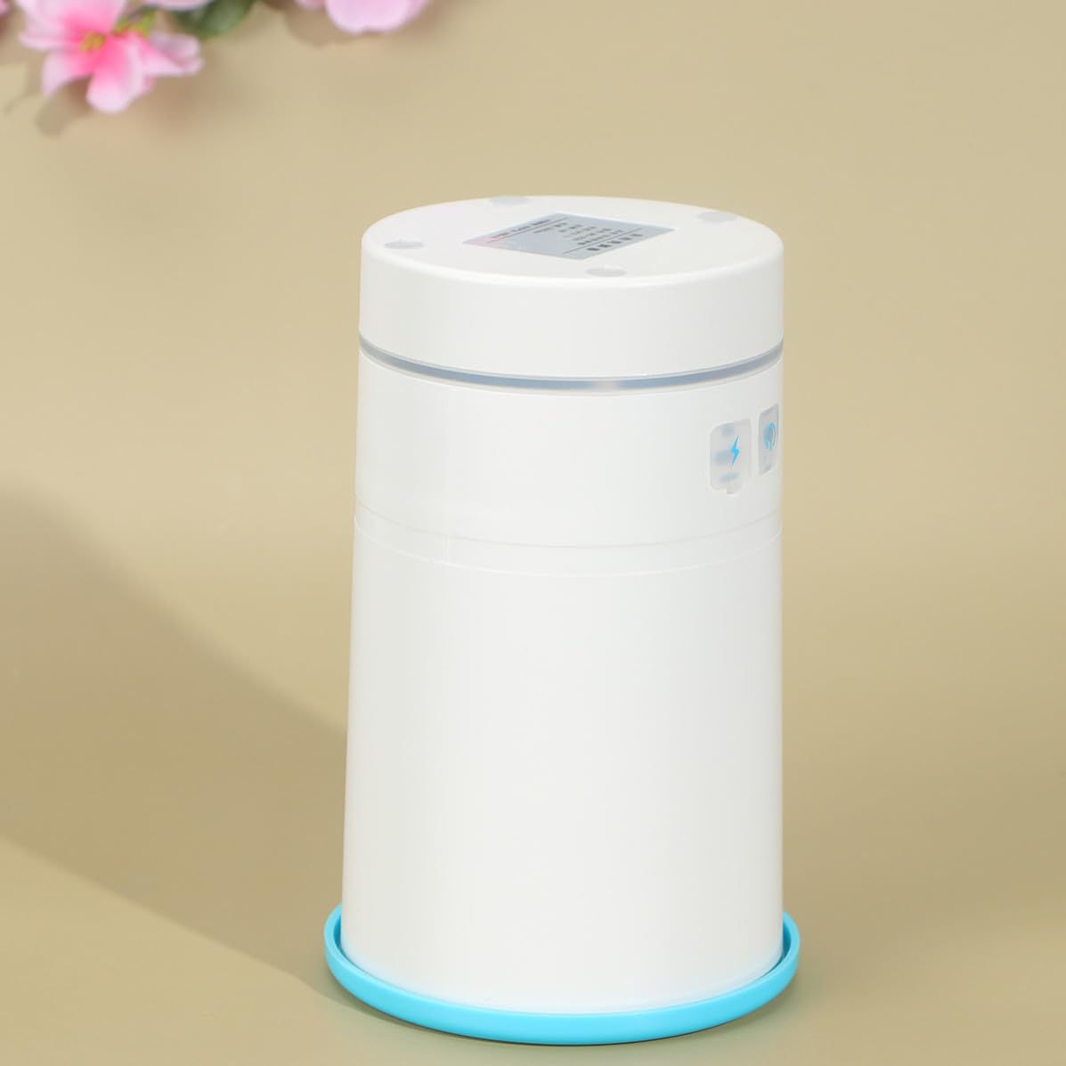 POPETPOP Masseur de Pattes pour Animaux de Compagnie, Machine à Laver Électrique USB, Silicone, Taille S, Blanc, pour Pattes de Chien, Nettoyage des Griffes