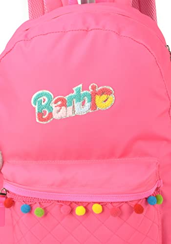 Mochila com Rodinhas Barbie Pompom - Luxcel 2023