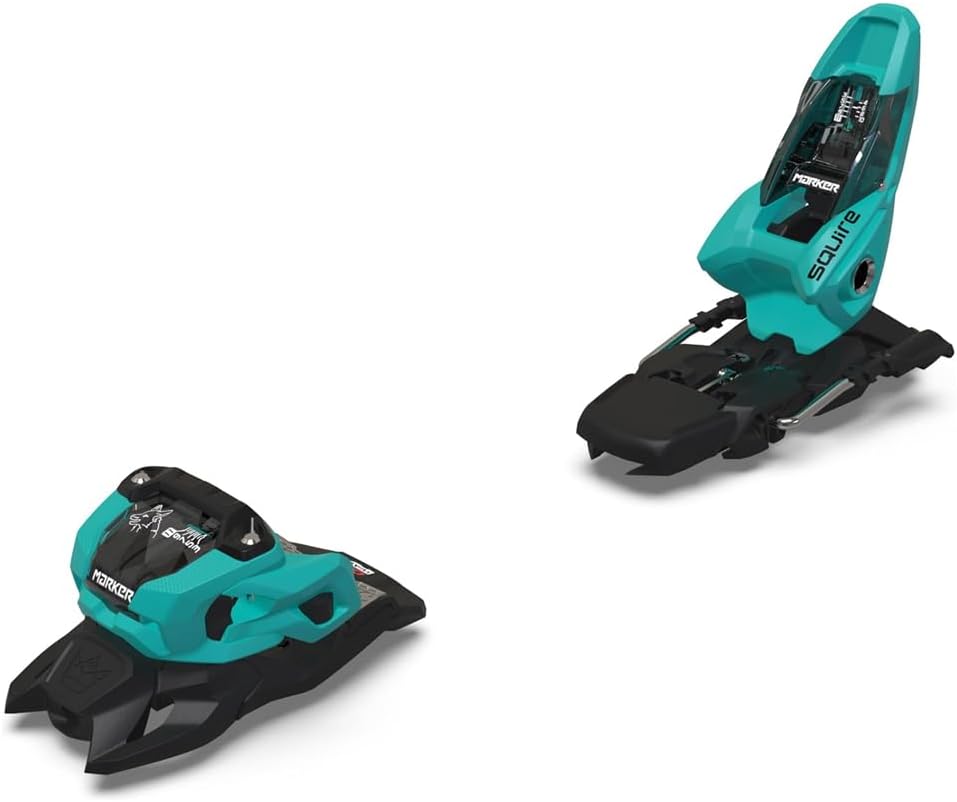 Marker Squire 11 Ski Bindings - Unisex Adult Lightweight Easy-Entry Freeride & Freestyle All-Mountain Skiing Bindings - Anti-Friction Technology, Reduced Step-in Force