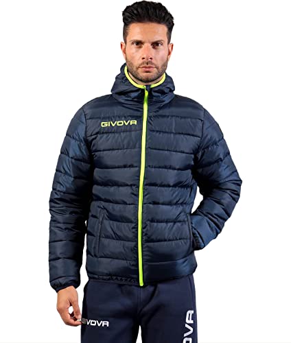 GIUBBOTTO OLANDA BLU/GIALLO FLUO Tg. 4XL