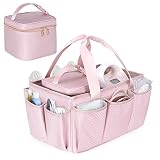 Fasrom Breast Pump Caddy Organizer Bag with Cooler Compatible with Spectra S1 and S2, Pumping Tote B