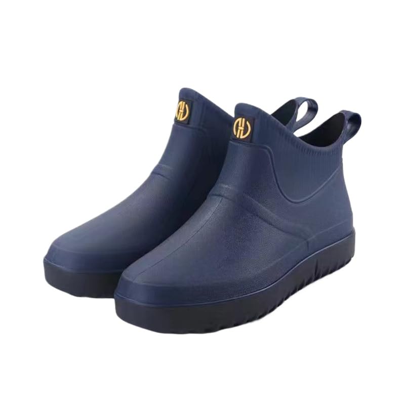 Waterproof Slip-On Short Boots for Women - Non-Slip Rubber Sole Perfect for Outdoor Activities