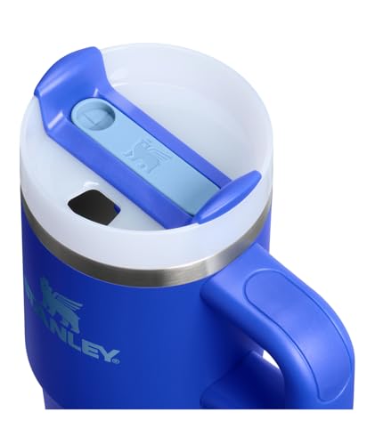 Image of STANLEY Quencher H2.0 Tumbler with Handle and Straw 14 oz | Flowstate 3-Position Lid | Cup Holder Compatible for Travel | Insulated Stainless Steel Cup | BPA-Free | Cobalt