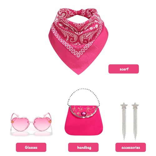 Disfraz de vaquera para niñas con accesorios miniatura 4