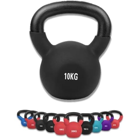 wuuhoo® Pesa Rusa Dwayne Kettlebell con Revestimiento de Neopreno Cover