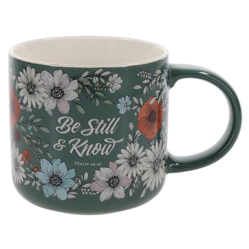 Image of Christian Art Gifts Be Still and Know Ceramic Coffee Mug for Women