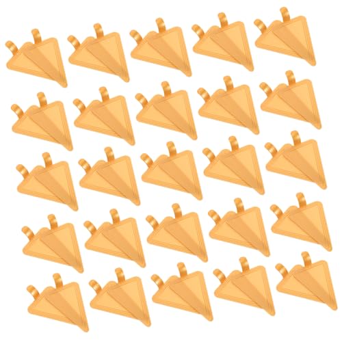 AUTSUPPL 100pcs Cake Boards Set Thick Plastic Cake Base for Mousse Decorations Handle Included Perfect for Diy Baking Parties