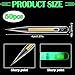 Outus 50 Pcs Glow Sticks for Fishing Lures Soft Baits Worms Jig Tails Light, 1.57 Inch Soft Lure Glow Sticks Fluorescent Lightstick for Freshwater Saltwater Night Fishing