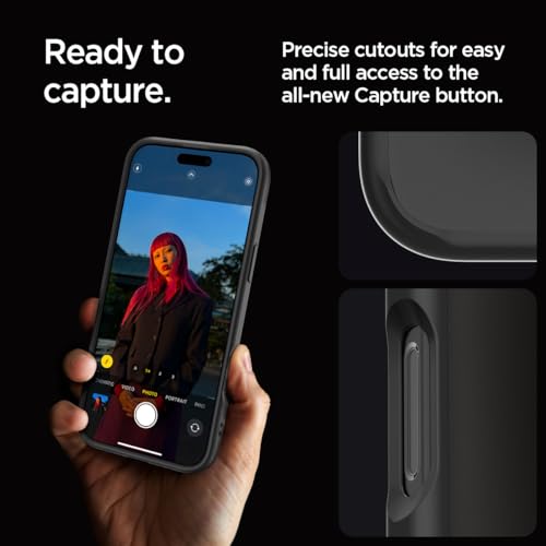 Image of Spigen for iPhone 16 Pro Max Case, Ultra Hybrid [No Magnet Ring][Anti-Yellowing] - Matte Black