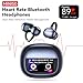 MINISO MS212 Clip-On Ear Headphones with Heart Rate Monitoring Wireless Audio Headphones for Music &Phone Calls IPX5 Sport Waterproof&Sweatproof with LCD Full Color Touch Screen Bluetooth 6.0 Headsets