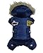 Pineocus Air Man Design Pet Dogs Winter Coat (Blue, Xl)