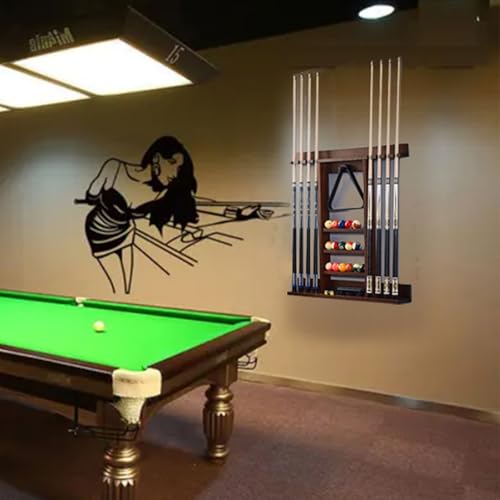 Support pour rangement de canne à pêche et queue de billard polyvalent