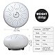 Rain Drum for Outdoor- Steel Tongue Drum 6 Inch 8 Tone C-Key Trommel HandPan Zungentrommel with Drum Beaters Carry Bag Music Book for Meditation Yoga Sound Healing (White)