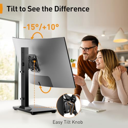 Image of Perlegear Single Monitor Stand for 13-34 inch Screens up to 44 lbs