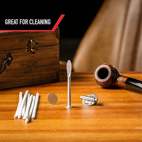 Pipe Screens (100 Pipe Cleaners, 10 Pipe Screens, 1 Pipe Tamper, 1 Wind Cap) - Pipe Screen - Glass Pipe Screens - Long White Pipe Cleaners For Pipe Smoking #TOP1