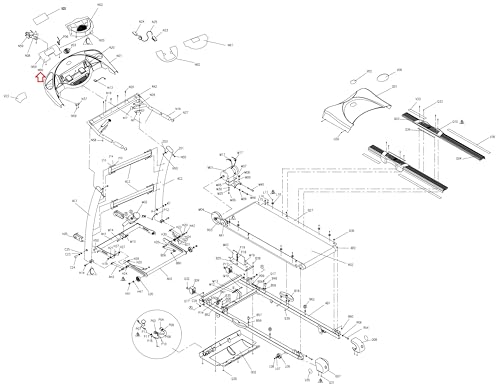 Image of Display Console Electronic Board 013626-BBX Works with HZ Fitness TM166 Treadmill