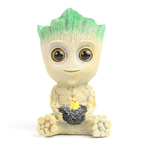 Aquarium Decorations Ornament Groot Crafts Aquarium Landscape Resin for Glass Fish Tank Decoration Fish Shelter Hideouts