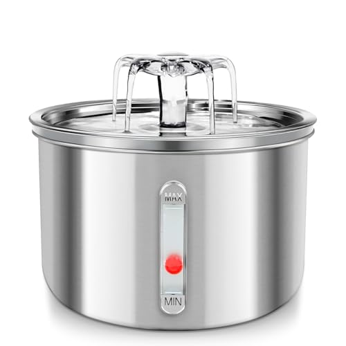 Gzenlos Stainless Steel Cat Water Fountain