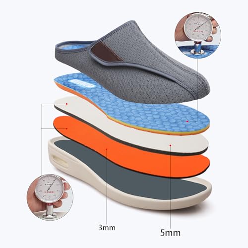 Chaussures orthopédiques homme pieds larges et légères - 7